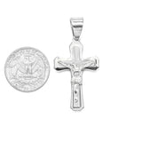 SP-377, Stainless Steel Cross Pendant- 2 size of cross, 5 color choose