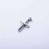 SP-1015, Stainless Steel Small 2 size of cross Pendant-gold, silver,silver black and silver gold color