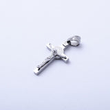 SP-391, Stainless Steel Small Cross Pendant- gold or silver colors, 18mm width, 35mm high, 5mm thick