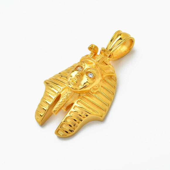 SP-508, Stainless Steel Egyptian Pharaoh Pendant-Gold or silver color