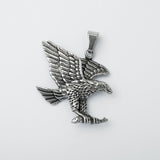 SP-535, Stainless Steel Eagle Pendant-gold or silver color, 60mm width, 55mm high, 10mm thick