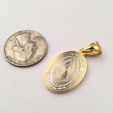 SP-624, Stainless Steel Virgin Maria Pendant-gold or silver color