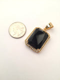 SP-633, Stainless Steel 2 size of 4 colors-red, blue. black and green Pendant