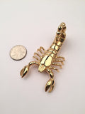SP-657, Stainless Steel 2 size of Scorpion-gold or silver color