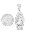 SP-687,Stainless Steel Virgin Maria Pendant-gold or silver color, 10mm width. 30mm high, 2mm thick