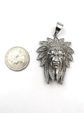 SP-769, Stainless Steel First Nation Pendant-gold or silver color