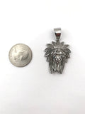 SP-769, Stainless Steel First Nation Pendant-gold or silver color
