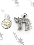 SP-823, gold or silver color, 43mm width, 43mm high, 3mm thick