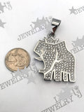 SP-874, Stainless Steel Elephant Pendant-gold or silver color