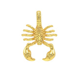 SP-92, Stainless Steel 2 size of Scorpion Pendant-gold or silver color