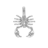 SP-92, Stainless Steel 2 size of Scorpion Pendant-gold or silver color