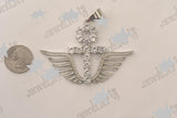 SP-954, Stainless Steel Ankah Wing Pendant -gold or silver color