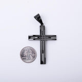 SP-98, Stainless Steel Cross Pendant - 2 size of cross different color