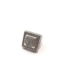 SRM-214,Stainless Steel Icy Hit Hop Fashion Ring-gold color