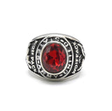 SRM-290, Stainless Steel United Army Ring-gold red or silver red color- 18mm X 15mm Width, 8mm thick