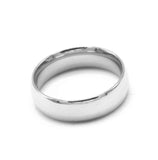 SRU 07, Stainless Steel Wedding Band Plain Ring-gold or silver color- 6mm Width, 1.5mm Thick