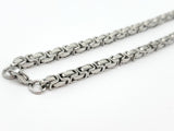 Stainless Steel Hit Hop Byzantine Chain Length 24''with Bracelet Length 8.5'' Set-SSM-41