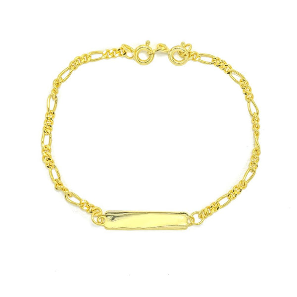 STBB 53, Sterling Silver Bar Bracelet-Gold or Silver color