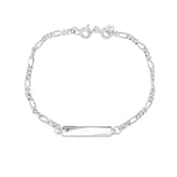STBB 53, Sterling Silver Bar Bracelet-Gold or Silver color
