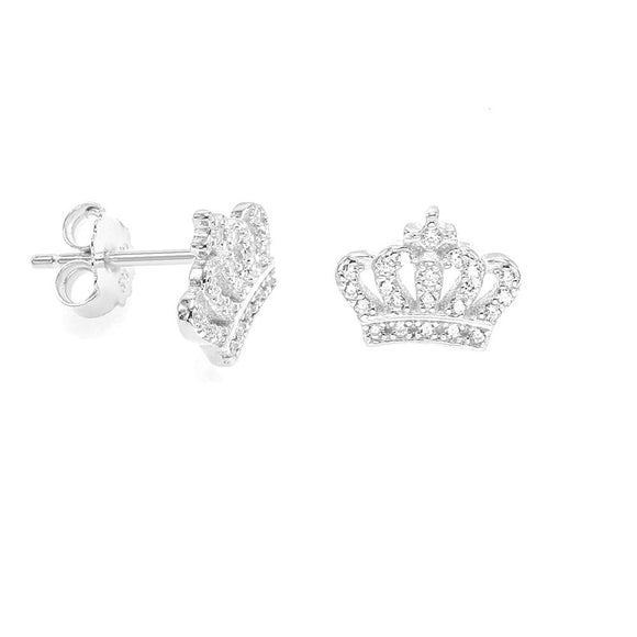 STEW-295, Crown-silver color, 11mm width, 7mm high, 1mm thick