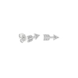 STEW-699, Sterling Silver Arrow-gold or silver color, 3mm width, 10mm high, 1mm thick