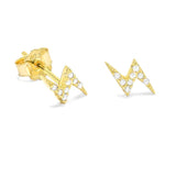 STEW-817, Sterling Silver Flashing Stud Earrings Push Back-silver color, 8mm width, 4mm high, 0.5mm thick