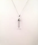 STNW-300, Sterling Silver Real Stone Necklace- Pink, Moon, Water,Black, Jade, Purple color