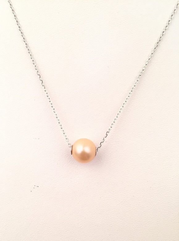 STNW-304, Women Sterling Silver Pearl Necklace