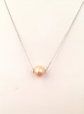 STNW-304, Women Sterling Silver Pearl Necklace