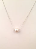 STNW-304, Women Sterling Silver Pearl Necklace