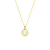 STNW-393, Women 925 Sterling Silver Icy David Star Pendant Necklace-silver color