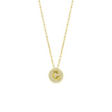 STNW-531, Sterling Silver Initial Pendant Necklace- from "A" to "Z", gold or silver color