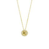 STNW-531, Sterling Silver Initial Pendant Necklace- from "A" to "Z", gold or silver color