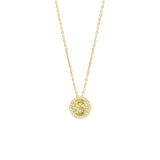 STNW-531, Sterling Silver Initial Pendant Necklace- from "A" to "Z", gold or silver color