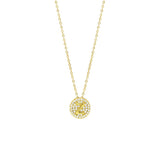 STNW-531, Sterling Silver Initial Pendant Necklace- from "A" to "Z", gold or silver color