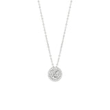 STNW-531, Sterling Silver Initial Pendant Necklace- from "A" to "Z", gold or silver color