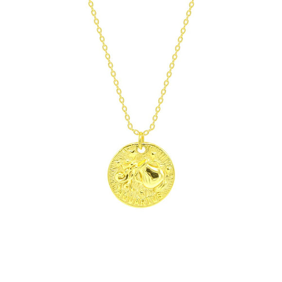 STNW-651, Sterling Silver 12 Constellations Necklace