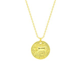 STNW-651, Sterling Silver 12 Constellations Necklace