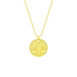 STNW-651, Sterling Silver 12 Constellations Necklace