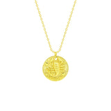 STNW-651, Sterling Silver 12 Constellations Necklace