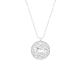 STNW-651, Sterling Silver 12 Constellations Necklace