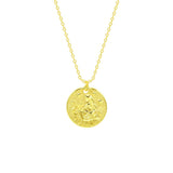 STNW-651, Sterling Silver 12 Constellations Necklace