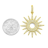 STPW-115, Sterling Silver North Star pendant