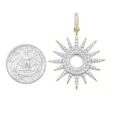 STPW-115, Sterling Silver North Star pendant