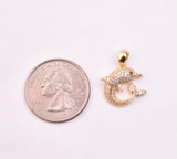 STPW-159, Sterling Silver Dolphin Pendant