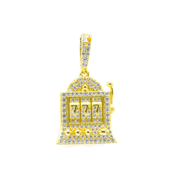 STPW-279 Sterling Silver Triple Lucky 7 Pendant