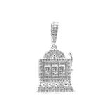 STPW-279 Sterling Silver Triple Lucky 7 Pendant