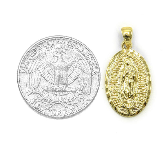 STPW-53, Sterling Silver Virgin Mary Pendant