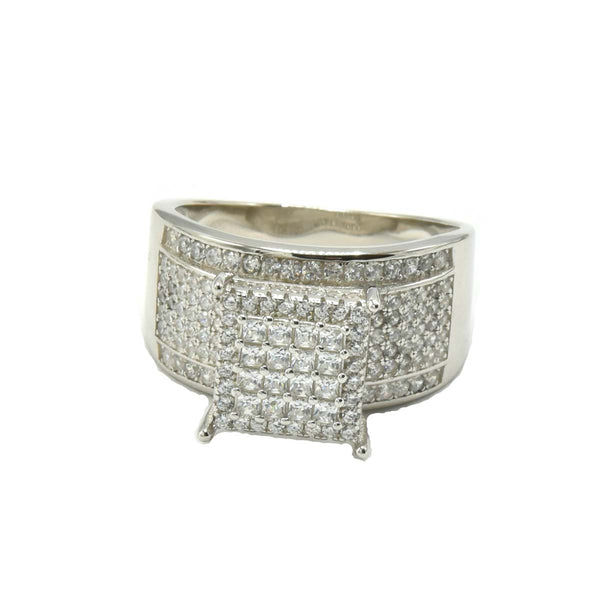 STRW-199, Women 925 Sterling Silver Icy Engagement Ring