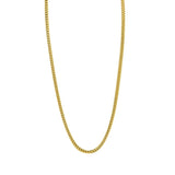 Stainless Steel Franco Chain-Round-3mm width, 3mm thick